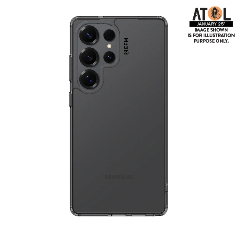 EFM Zurich Case Armour For Samsung Galaxy S25 Ultra - Smoke Black