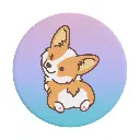 PopSockets PopGrip (Gen2) - Cheeky Corgi