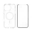 EFM Zurich MagSafe + Screen Protector Bundle suits iPhone 16 Pro Max - Clear