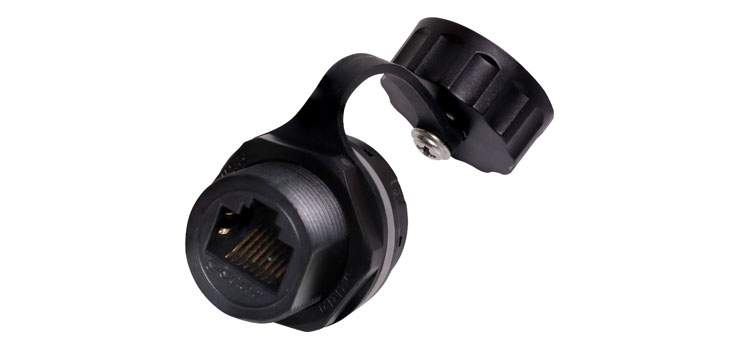Waterproof IP68 RJ45 Chassis Mount