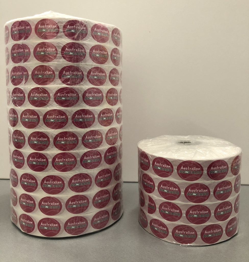 Australian Avocado Generic Pink Label (1" Core)