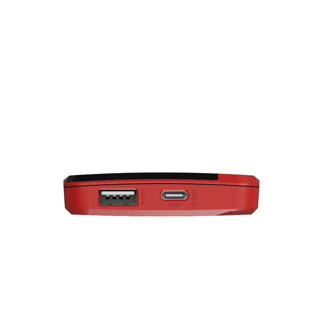 Cygnett ChargeUp Boost 5,000 mAh Power Bank - Red
