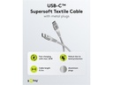 Goobay Supersoft USB-C to USB-C (v2.0) Cable 0.5m - White (NRP)