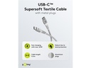 Goobay Supersoft USB-C to USB-C (v2.0) Cable 3m - White (NRP)