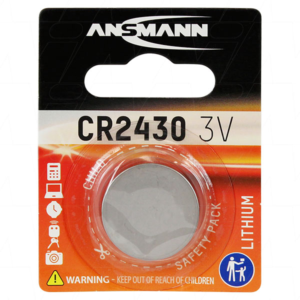 Ansmann CR2430 Lithium Battery Coin Cell