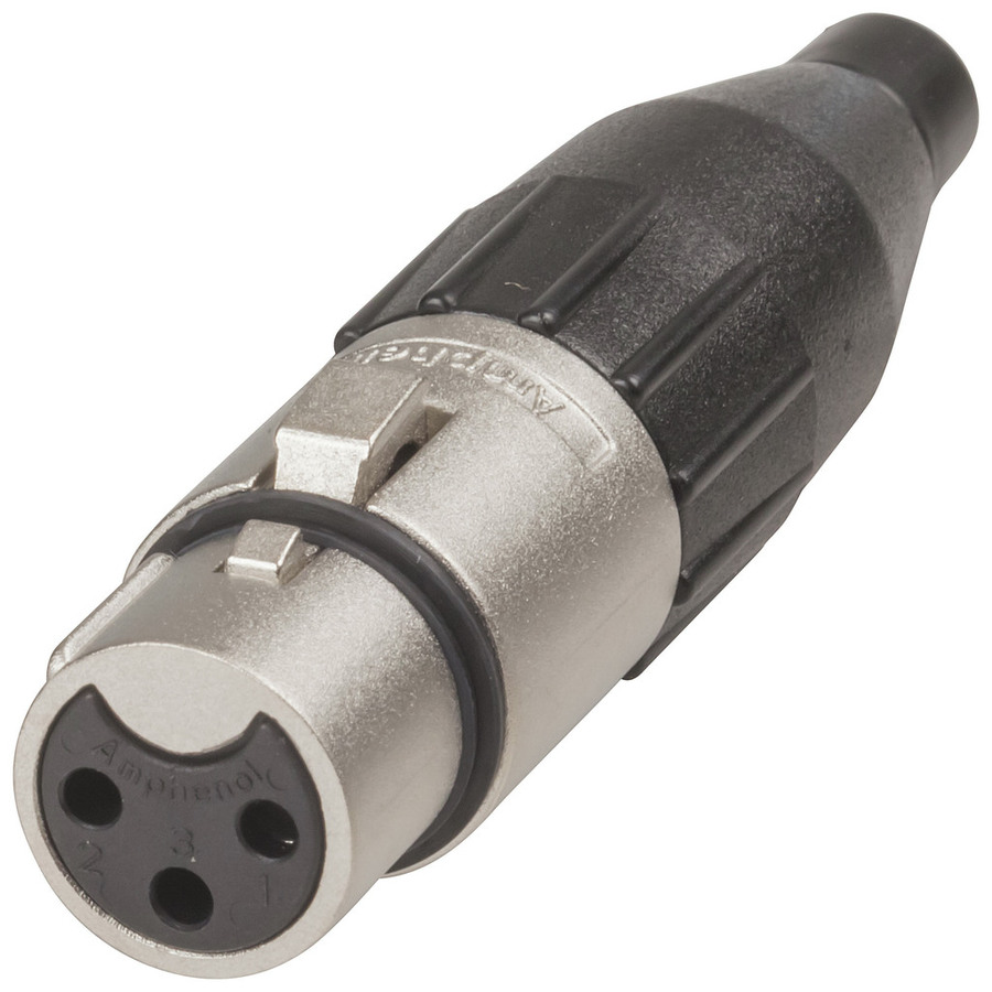 3 Pin Line Female Cannon type Connector