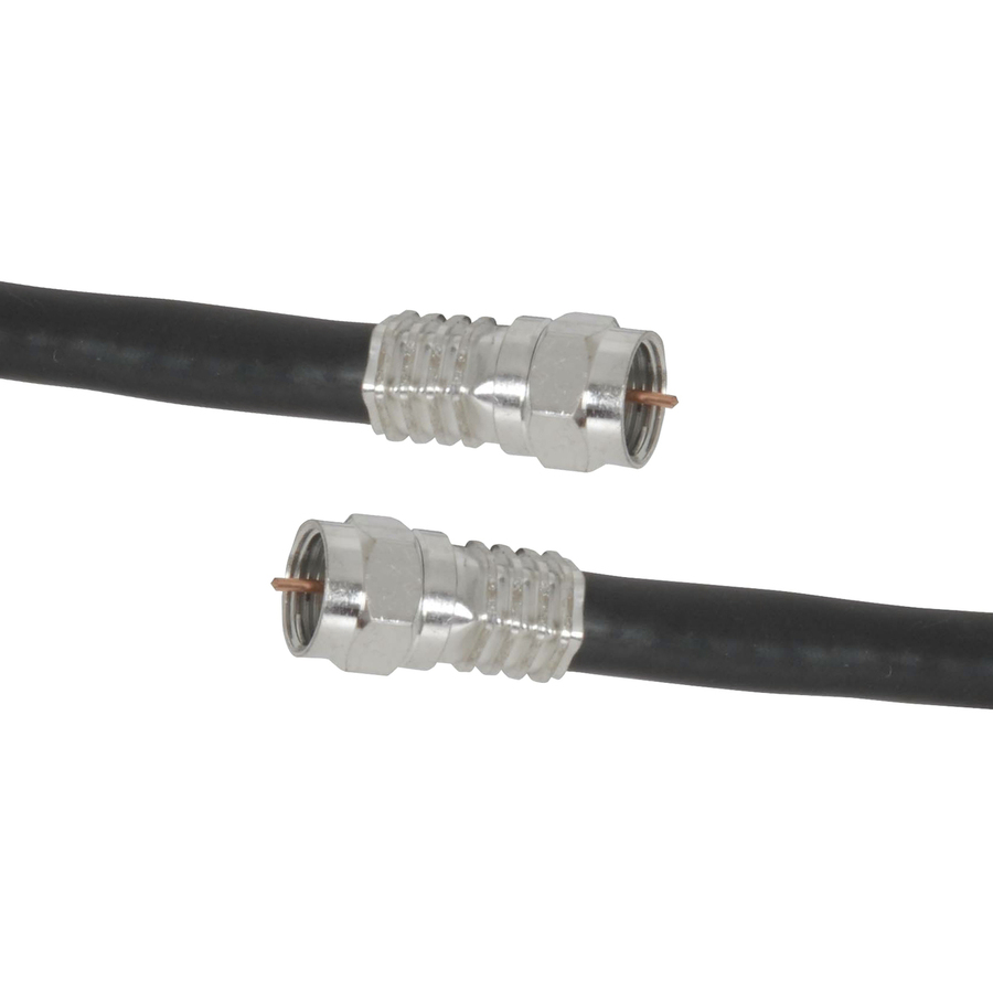 3m RG6 Quad Shield Cable w/Crimped Connectors