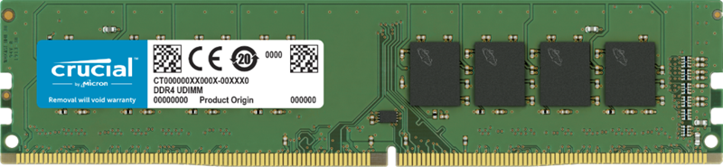 Crucial 16GB DDR4 3200MHz CL22 Desktop Ram