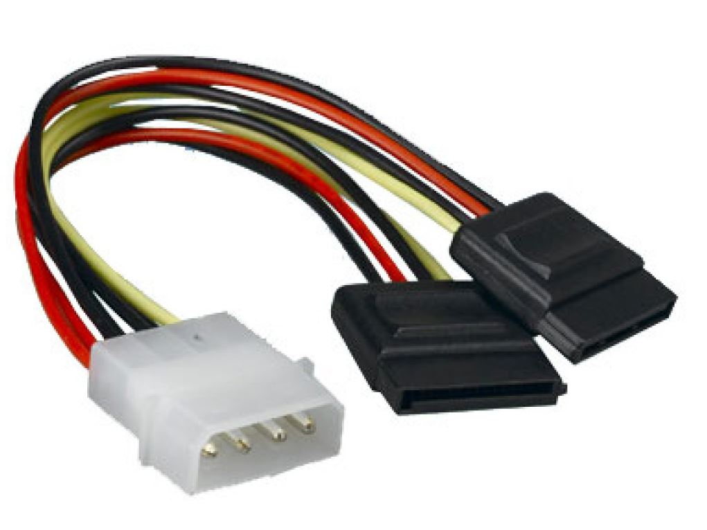Astrotek Molex to 2x SATA Power [4 pins to 2x 15 pins]