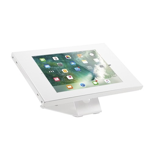 Brateck Anti-theft Countertop/Wall Mount Tablet Kiosk Stand 9.7”/10.2” iPad, 10.5” iPad Air/iPad Pro, 10.1" Samsung Galaxy TAB A (2019) - White
