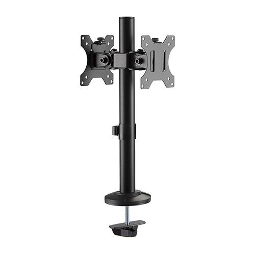 Brateck Articulating Pole Mount Single Dual Monitors Mount Fit Most 17”-32”