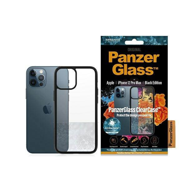 PanzerGlass™ ClearCase™ suits iPhone 12 Pro Max - Black Edition