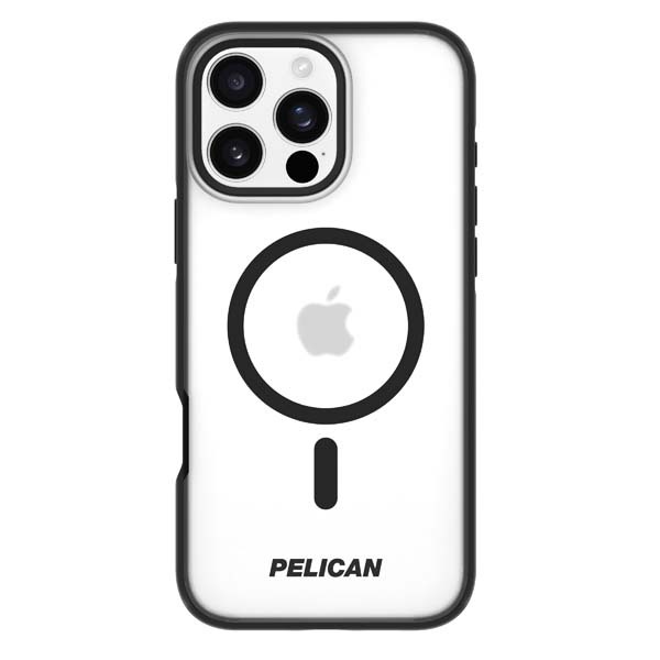 Pelican Ranger MagSafe Case suits iPhone 16 Pro Max - Clear/Black Frosted