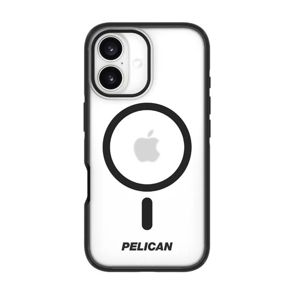 Pelican Ranger MagSafe Case suits iPhone 16 - Clear/Black Frosted
