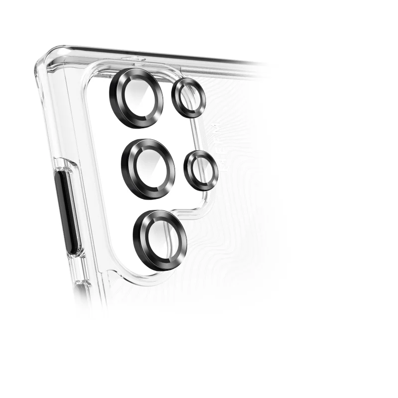EFM Camera Lens Protector suits Samsung Galaxy S23 Ultra - Carbon