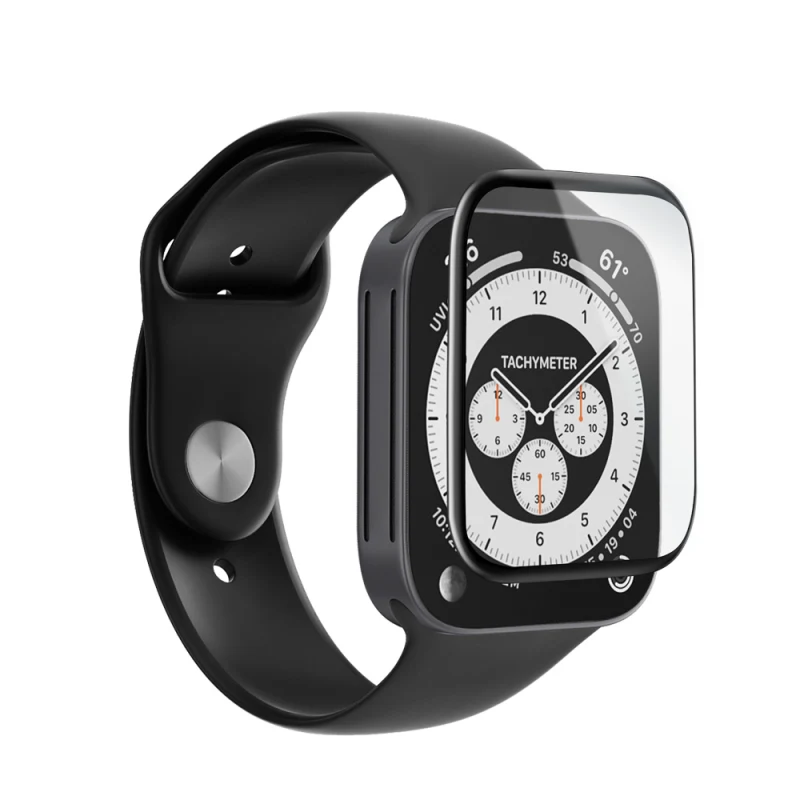 EFM FlexiGlass Screen Armour Twin Pack suits Apple Watch Series 7/8/9 45mm