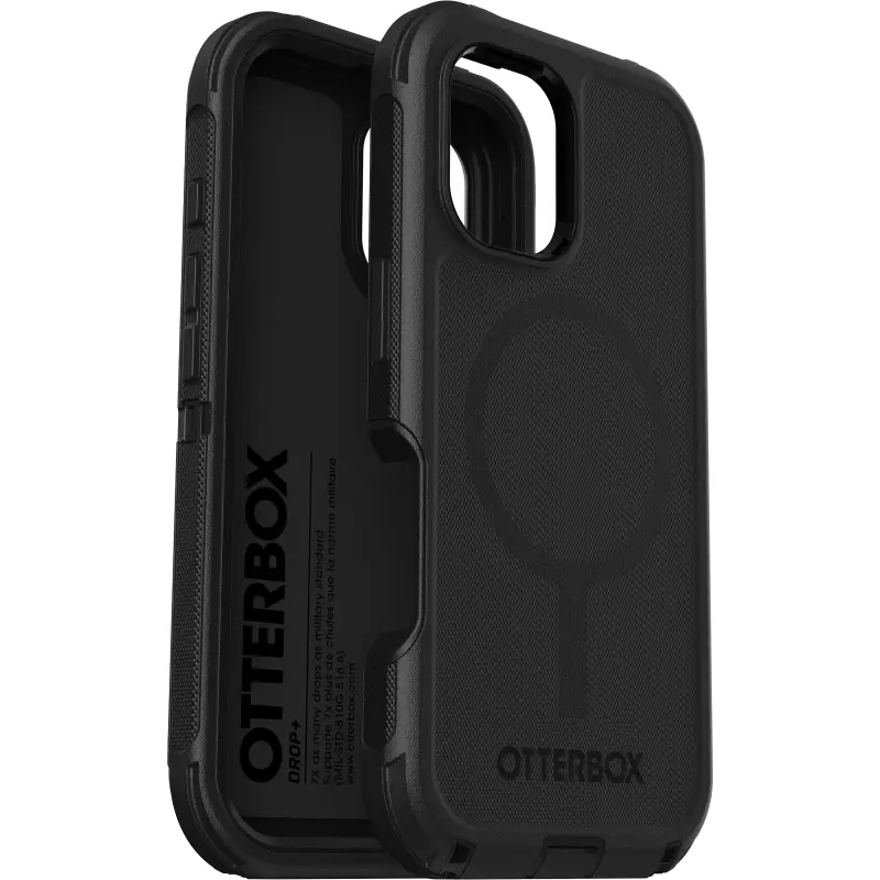 OtterBox Defender MagSafe Case suits iPhone 16 - Black