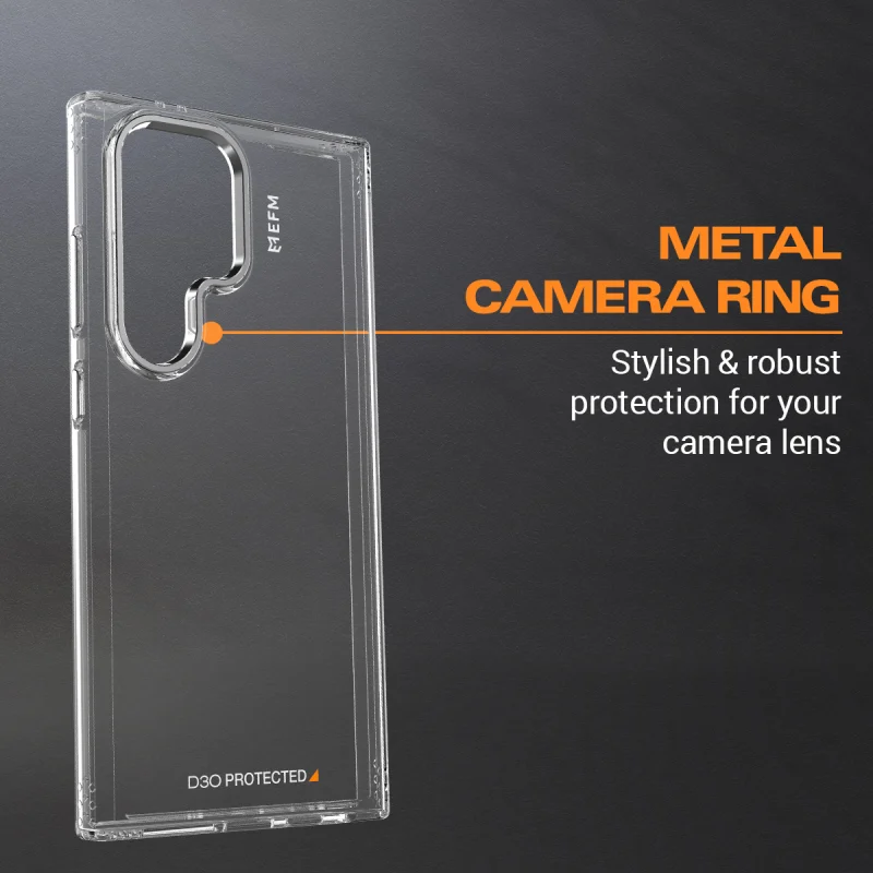 EFM Volta Case w/D3O BIO suits Samsung Galaxy S24 Ultra - Clear