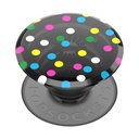 PopSockets PopGrip (Gen2) - Translucent Black Disco Dots
