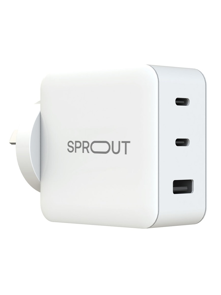 Sprout 65W GAN Charger - White
