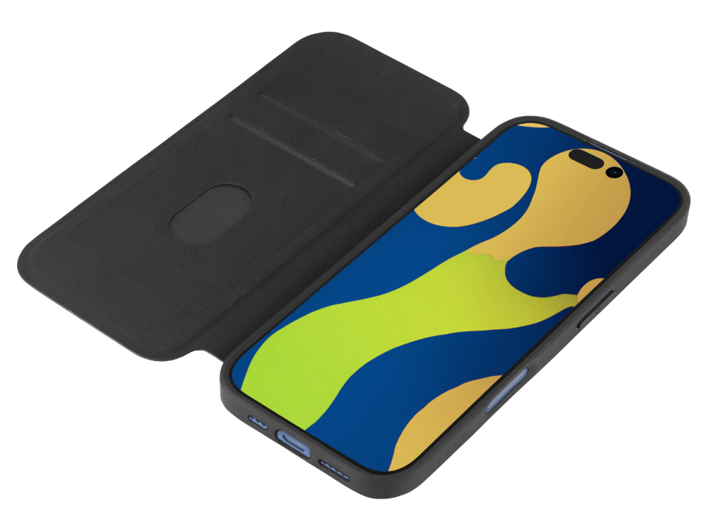 3sixT SlimFolio LTE suits iPhone 16 - Black (RC)