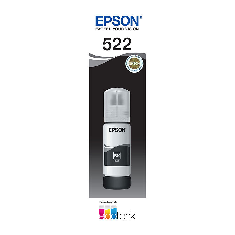 Epson T522 Black EcoTank Bottle 