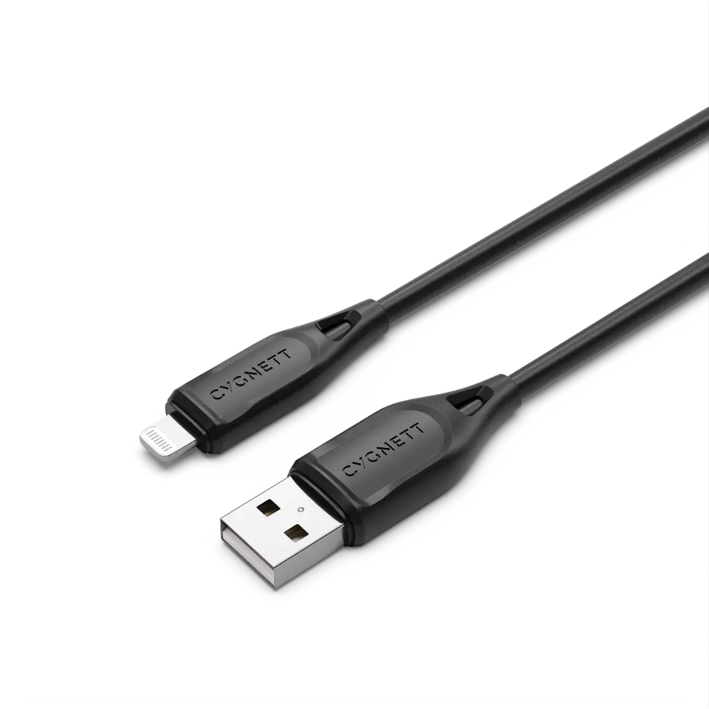 Cygnett Essentials (Gen 2) Lightning To USB-A Cable 2m - Black
