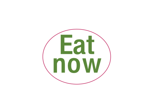 Eat Now Labels suits Digra Hand Labeller 4000 LPR (1" Core)