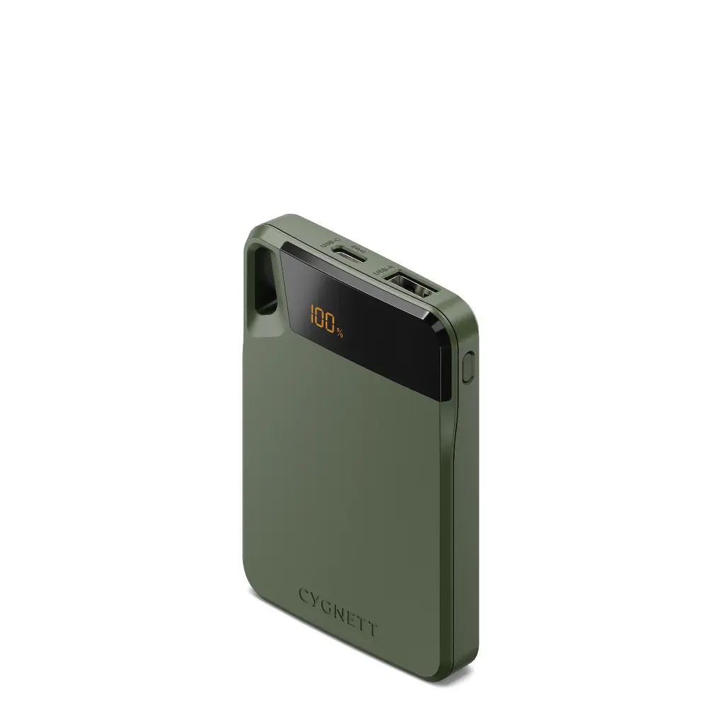 Cygnett ChargeUp Boost 5,000 mAh Power Bank - Green