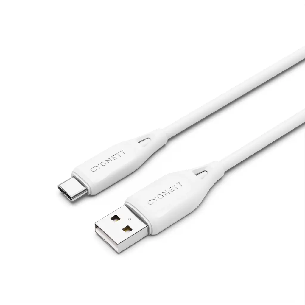 Cygnett Essentials (Gen 2) USB-C to USB-A (2.0) Cable 1m - White