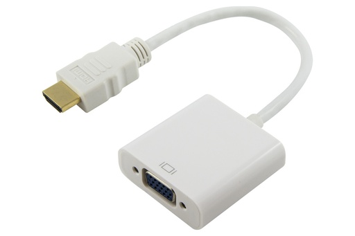 [HDMI-VGA35-AD] Comsol HDMI Male to VGA Female w/3.5mm Audio Adapter