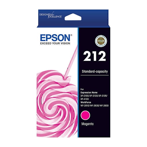 [C13T02R392] Epson 212 Ink Cartridge - Magenta