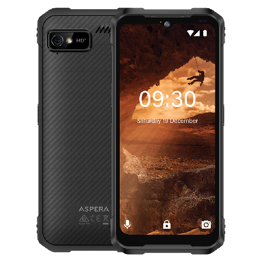 [ASPR10] Aspera R10 Rugged 64GB 6.52" Smartphone - Black (UNLOCKED)