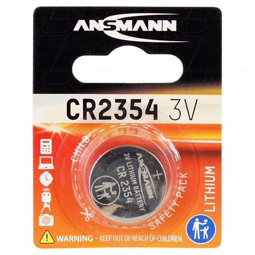 [CR2354-BP1(A)] Ansmann CR2354 Lithium Coin Cell Battery