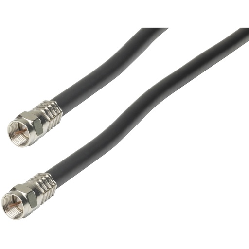 [WV7390] 1.5m High Quality RG6 Quad Shield Cable with Crimped Connectors