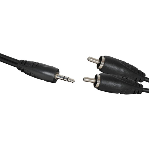 [WA7015] 3.5mm Stereo Plug to 2x RCA Plugs Audio Cable - 3m