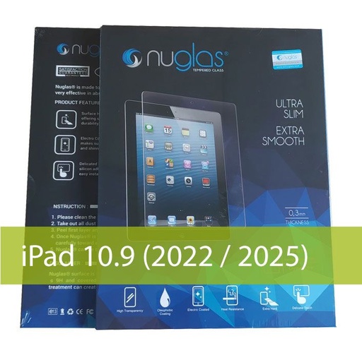 [ACC-NG-RAIP10] Nuglas Tempered Glass Screen Protector suits iPad 10.9" (10th Gen)2022/2025 A16