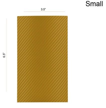 [PP-CAR-GOL] ProtectionPro 'Carbon Fiber' Film Gold - Small