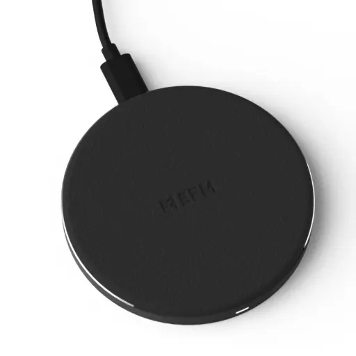[EFWPELU900BLA] EFM 15W ELeather Wireless Charger Pad w/20W Wall Charger