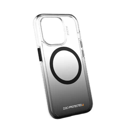 [EFCDUAE606BLA] EFM Aspen Case Armour w/D3O BIO suits iPhone 15 Pro - Clear/Black