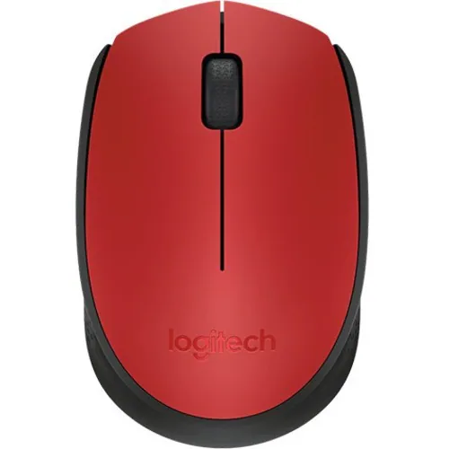 [910-004657] Logitech M171 Wireless Mouse - Red