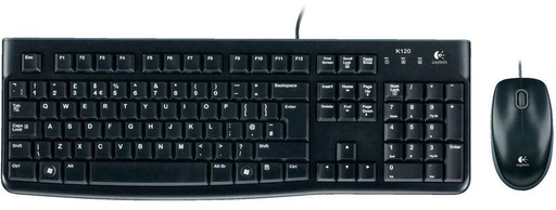 [920-002586] Logitech MK120 USB Wired Keyboard & Mouse Combo