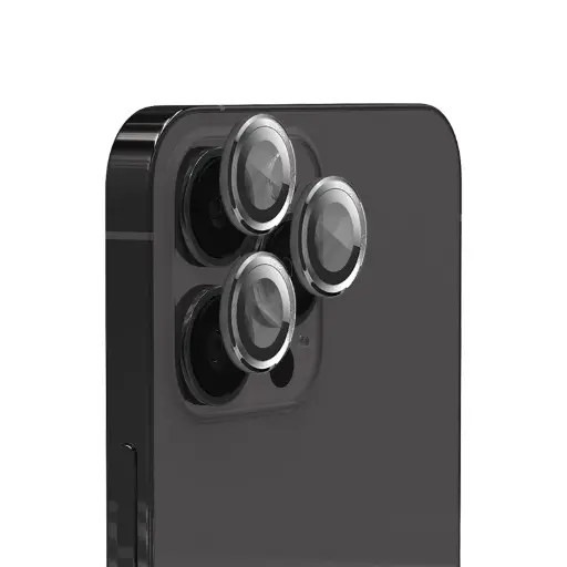 [EFSGCLAE6078CBN] EFM Camera Lens Armour suits iPhone 15 Pro/15 Pro Max - Carbon