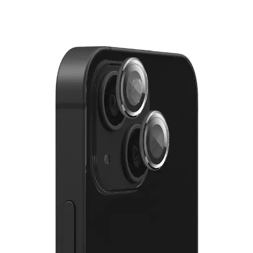 [EFSGCLAE6057CBN] EFM Camera Lens Armour suits iPhone 15/15 Plus - Carbon