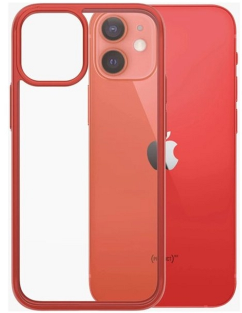 [0281] PanzerGlass™ ClearCaseColor™ suits iPhone 12 Pro Max - Mandarin Red