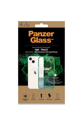 [0334] PanzerGlass™ ClearCaseColor™ suits iPhone 13 - Lime