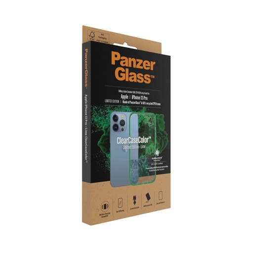 [0339] PanzerGlass™ ClearCaseColor™ suits iPhone 13 Pro - Lime