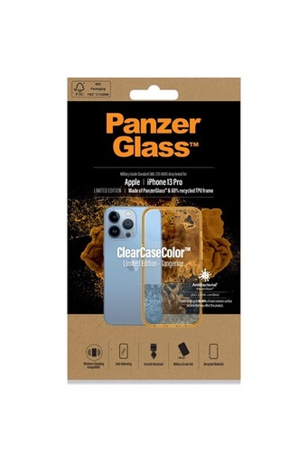 [0338] PanzerGlass™ ClearCaseColor™ suits iPhone 13 Pro - Tangerine