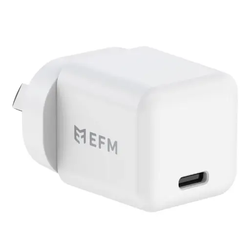 [EFPW20U933WHI] EFM ECO 20W USB-C Wall Charger - White