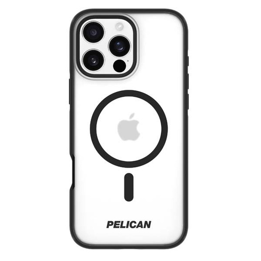 [PP055220] Pelican Ranger MagSafe Case suits iPhone 16 Pro Max - Clear/Black Frosted